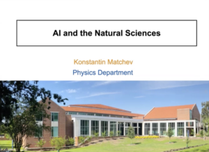 AI in Natural Sciences: Konstantin Matchev and Adrian Roitberg