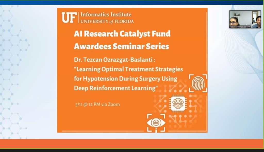 AI Research Catalyst Fund Awardees Virtual Seminar Series - Dr. Tezcan Ozrazgat-Baslanti
